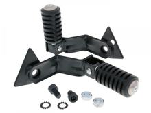 Conjunto de pedaleiras do passageiro Buzzetti para Aprilia Scarabeo 50 4T