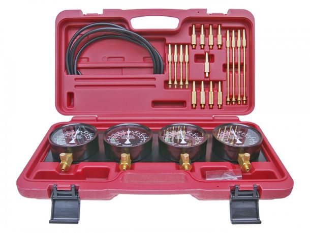 Ensemble d'outils de synchronisation de carburateur Buzzetti Montre de carburateur jusqu'à 4 cylindres