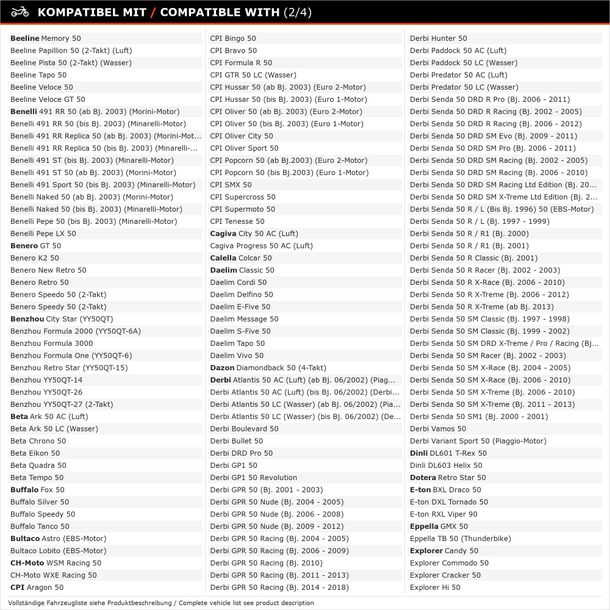 Batterie 12V 5Ah GEL GP-PRO GTX4L-BS Motorrad Roller Moped ähnl. YB4L-B YTX5L-BS – Bild 10