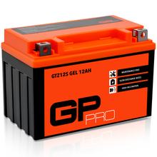 GP-PRO Gel-Batterie 12V 12Ah GTZ12S Motorradbatterie, wartungsfrei versiegelt vorgeladen ähnlich YTZ12S YTX12A-BS