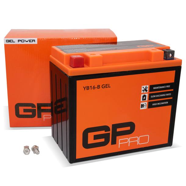 Batterie 12V 19Ah GEL GP-PRO CB16-B Motorrad ähnlich YB16-B CB16-B 51912 M4F44 – Bild 1