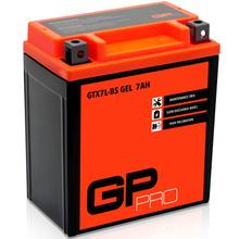 GP-PRO Gel-Batterie 12V 7Ah GTX7L-BS Rollerbatterie / Motorradbatterie, wartungsfrei versiegelt vorgeladen ähnlich YTX7L-BS / CTX7L-BS