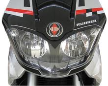Scheinwerferblende ODF schwarz für Gilera Runner (08/05-)