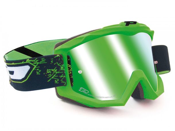 Lunettes MX ProGrip 3204 FLUO MATT vert/blanc