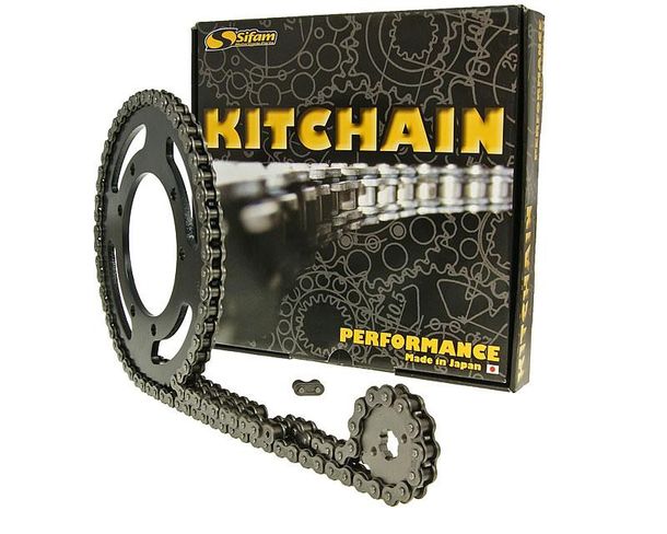 chain kit heavy duty 13/52 tooth for Gilera GSM, H@K, Zulu 50 (01-03)