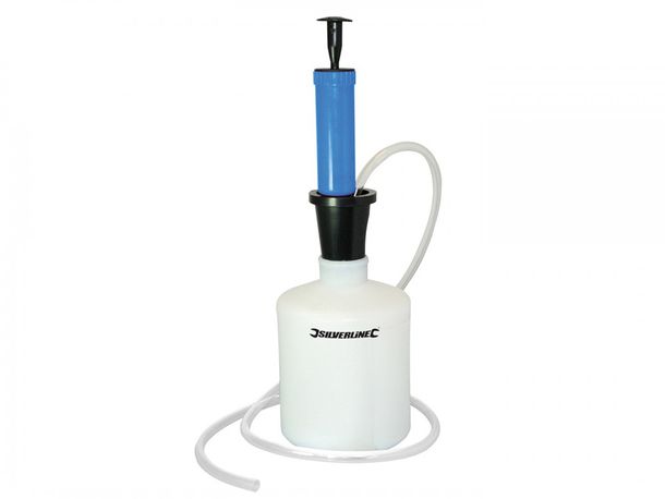 Absaugpumpe für Betriebsflüssigkeiten mit 1,5 Liter Auffangbehälter