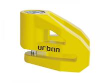 Candado disco freno Urban Security UR2 d=6mm amarillo