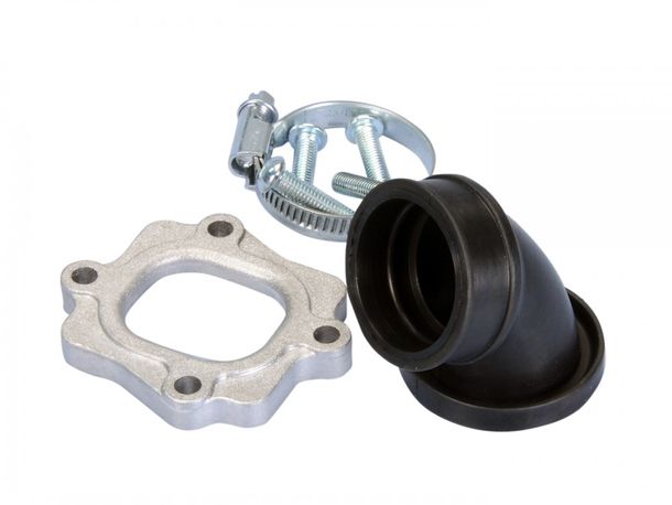 Polini 360 30/35mm inlaatspruitstuk voor Minarelli liggend met Dellorto carburateur