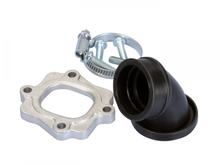 Ansaugstutzen Polini 360 30/35mm für Minarelli liegend mit Dellorto Vergaser
