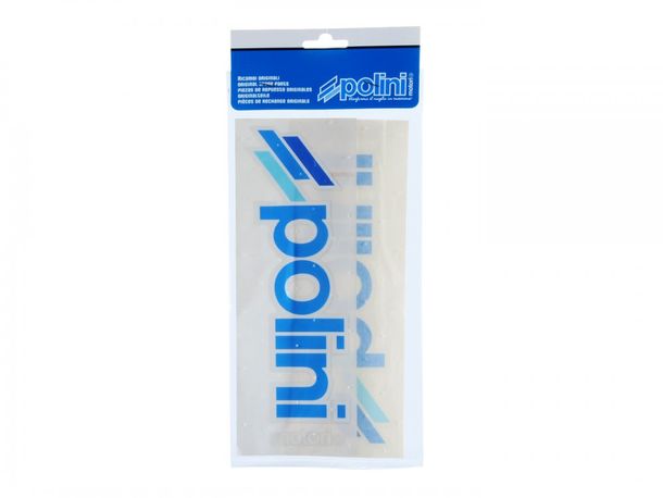 Aufklebersatz Polini 230x80mm 2 Stück für dunkle Flächen