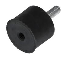 Auspuffhalterung Silentblock / Gummilager Polini M6x18mm 25x20mm