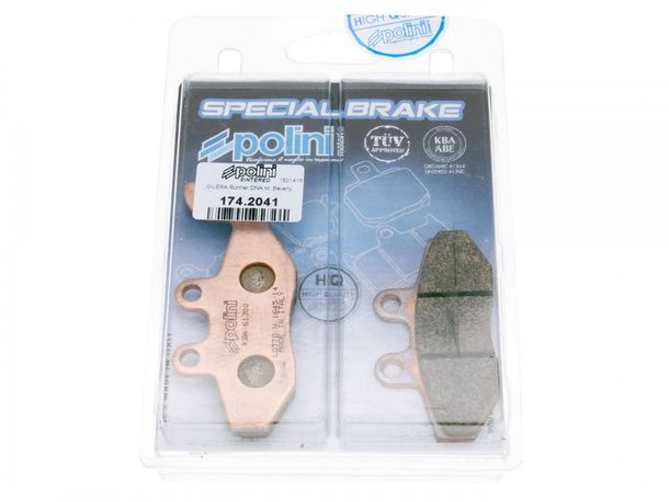 Brake pads Polini Sinter for Gilera Runner, Piaggio Fly