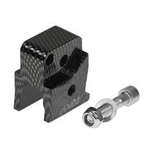 Höherlegungssatz Polini CNC 2-Loch Carbon-Look für Peugeot liegend