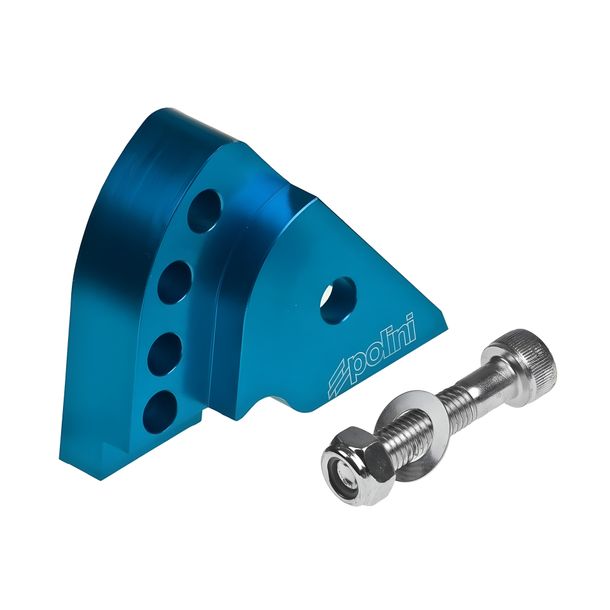 Riser Kit Polini CNC permanent bleu 4 trous pour Minarelli