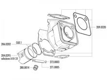 Kolben Satz Polini 154ccm 60mm (D) für Rotax Typ 127 Motor