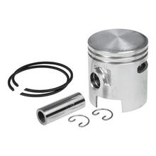 Polini 43,4 mm zuigerset, 12 mm zuigerpen voor Piaggio Boss, Bravo, CBA, Ciao, Eco, Grillo, Si