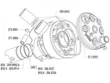 Polini Sport 74cc 50,4mm zuigerset voor Minarelli AM6