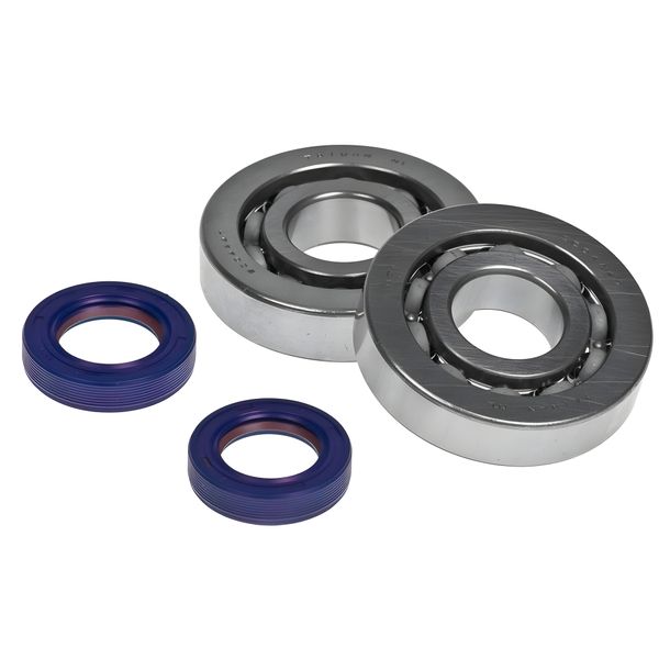 Set cuscinetti albero motore Polini con materiale NBR per Piaggio, Vespa, Gilera, Aprilia, Derbi