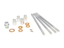 Studs impostati Polini con dadi M6 / 116 - 4 pezzi