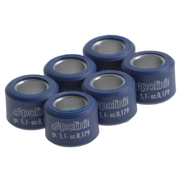 Variateur - Poids Polini Jeu de galets variateur 17x12mm, 4,5g