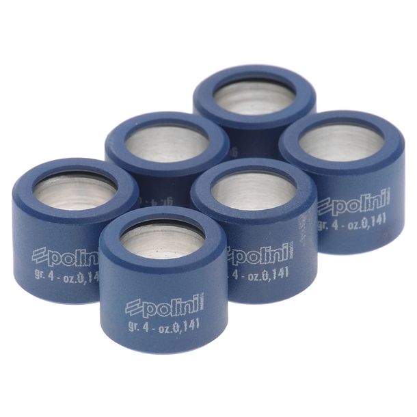 Galets de variateur Polini, jeu de rouleaux variateur 19x15,5mm, 8,1g
