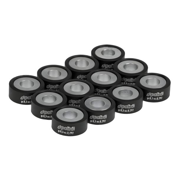 Variateur - Masses Polini Jeu de galets variateur 25x11mm, 9,2g