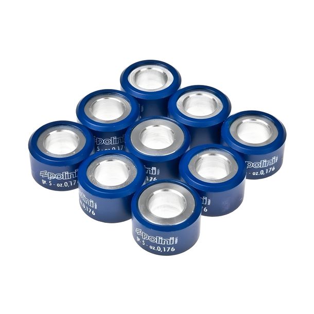 Variator Weights Polini Super Speed Set Variator Rollers 19x12mm, 5.0g, 9 Pieces