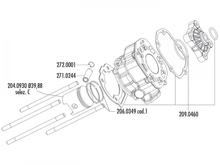 Joint de cylindre réglée 50cc Polini pour Derbi D50B0