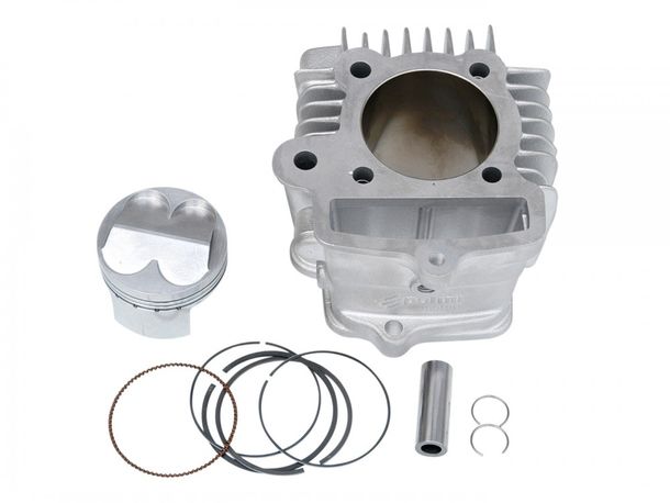 Cilindro Polini 107ccm alluminio 52 millimetri 4V per Polini minicross, Minimotard 110 XP4T