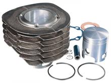 Cylinder kit Polini gray cast iron sport 225cc 18mm piston pin for Ape 601 V, Car P2, P 501
