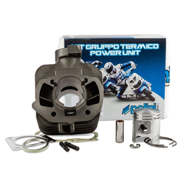 Cylinderkit Polini gray castor sport 50cc 39,94mm for Peugeot horizontal AC