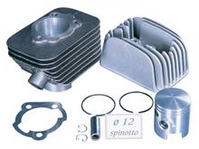 Polini gietijzeren sportcilinderset 63cc 12mm zuigerpen voor Piaggio Ciao