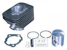 Zylinderkit Polini Grauguss Sport 63ccm 12mm Kolbenbolzen ohne Kopf für Piaggio Boxer, Bravo, CBA, Ciao, Eco, Grillo, Si