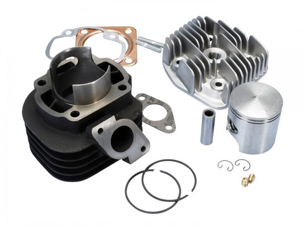 Cylinder kit Polini gray cast sport 70cc 12mm for CPI, Keeway Euro 2, straight