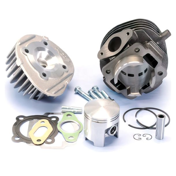 Kit de cilindros deportivos Polini de hierro fundido 75 cc 47 mm para Piaggio Ape Mix E-start 50 ccm