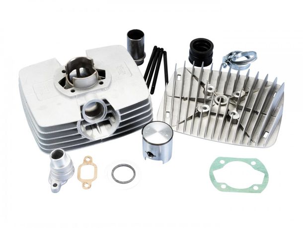 Cilindro Polini 80cc de la serie 6000 de 48 mm de Fantic Motor Regolarita 50, Minarelli P4-P6