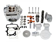 Zylinderkopf Polini Aluminium 107ccm 52mm 4V für Polini XP4T 110, Honda XR 50