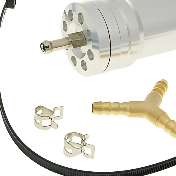 Benzinansaugsystem Boost Bottle Alu matt - universal – Bild 2