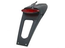 Halterung Kennzeichen Supermotard / Enduro mit Rücklicht LED rot