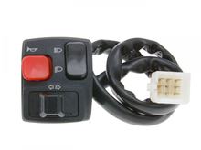 Schaltereinheit links Blinker, Fernlicht, Abblendlicht, Hupe für Derbi Senda 2005-, Aprilia RX 50, SX 50