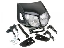 Headlightcover Enduro doble óptica negro