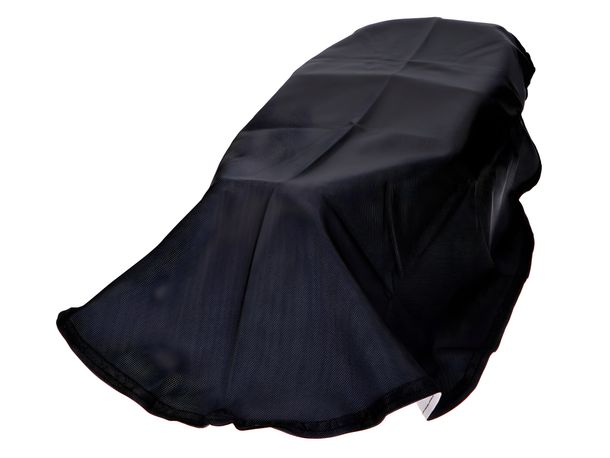 Sitzbankabdeckung XL abnehmbar schwarz für Motorroller – Bild 3