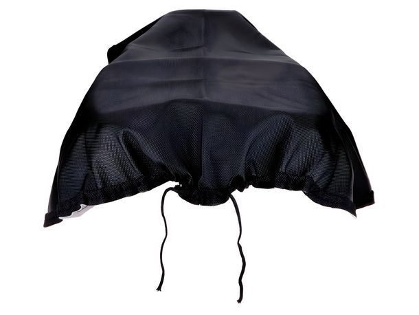 Sitzbankabdeckung XL abnehmbar schwarz für Motorroller – Bild 4