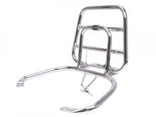 Top Case Träger / Gepäckträger klappbar Chrom für Vespa LX, LXV, S