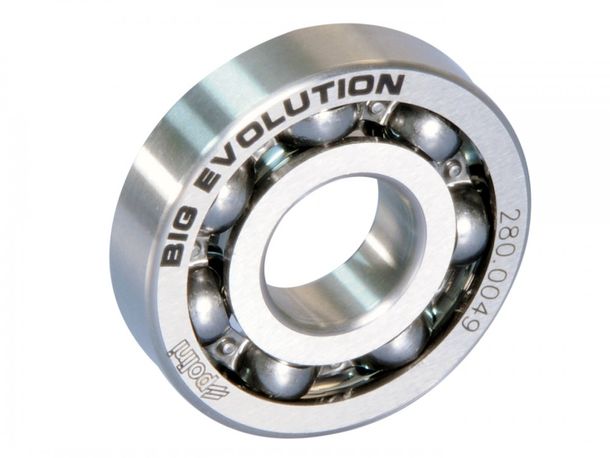 Vilebrequin Polini Big Evolution portant pour les moteurs Piaggio 20x52x12mm
