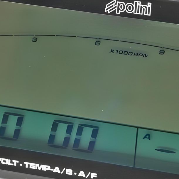 Drehzahlmesser Polini Inkl. Temperatur Anzeige Roller Scooter Maxi Quad – Bild 3