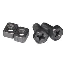 Ersatz Schrauben / Klemmen IONI M6 Batterieschrauben 2 Schrauben + 2 Muttern, 6mm für Rollerbatterie / Motorradbatterie