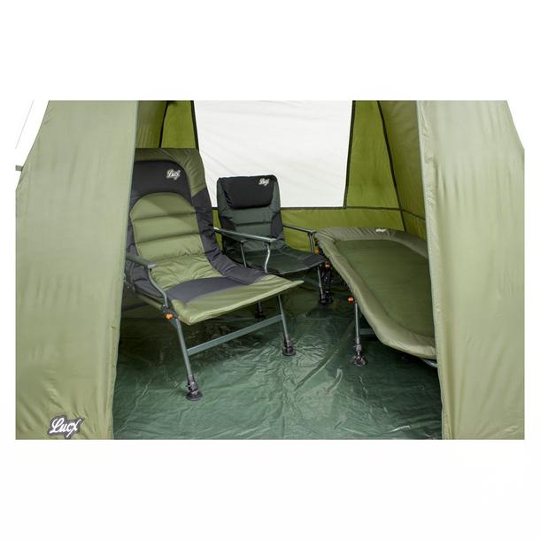 Lucx® Angelzelt + Überwurf Bivvy + Overwrap 2 Mann Karpfen Zelt Camping 