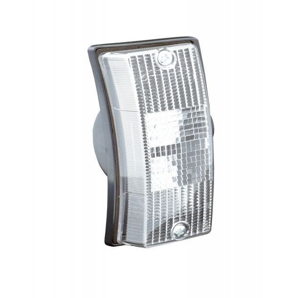 Clignotant complet SIEM made in italy avant gauche, blanc pour Vespa PX