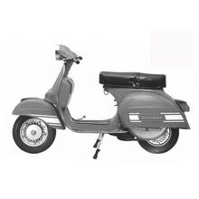 Aufkleber Dekorsatz  " Electronic " für Vespa Rally 200 - weiß